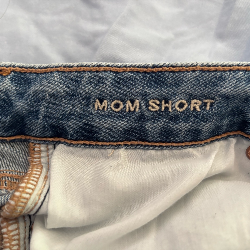 AE Stretch Denim Mom Shorts - Picture 3 of 4